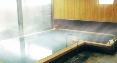 付知峡　倉屋温泉　おんぽいの湯　檜風呂