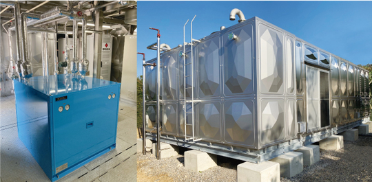 海水淡水化ヒートポンプ「星のや竹富島」導入事例